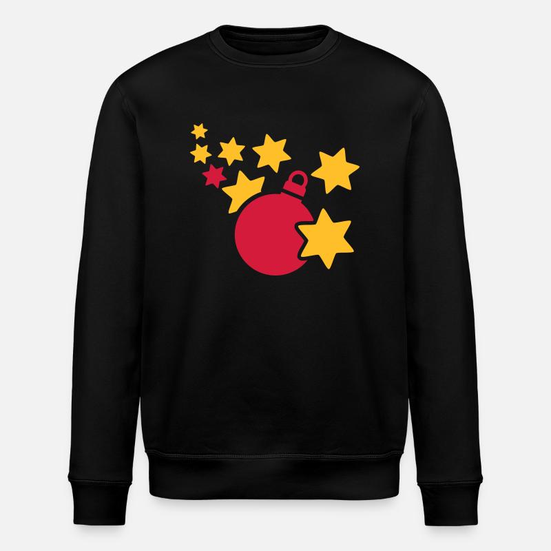 Weihnachten - Stanley/Stella Unisex Bio-Sweatshirt ROLLER - Schwarz