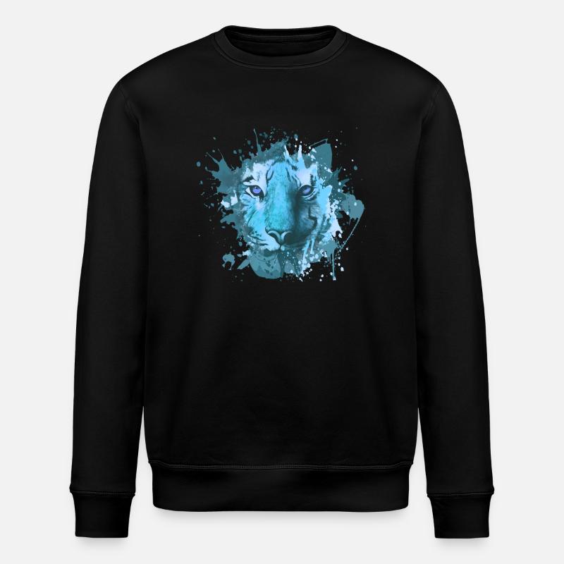 Tiger - Stanley/Stella ROLLER Unisex Organic Sweatshirt - black