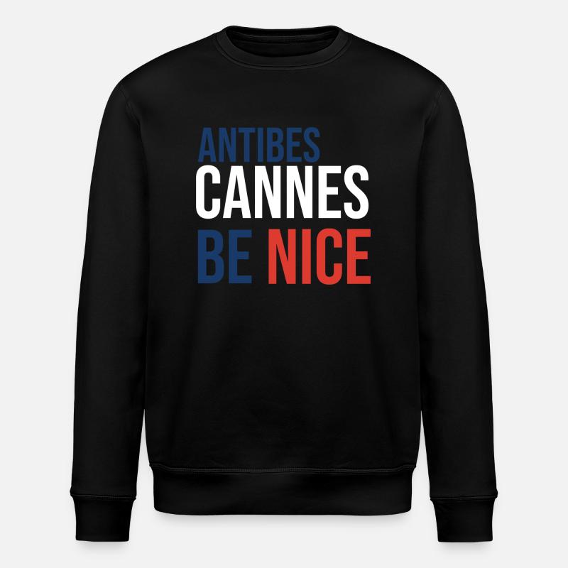 Creative Antibes souvenir - Stanley/Stella ROLLER Unisex Organic Sweatshirt - black
