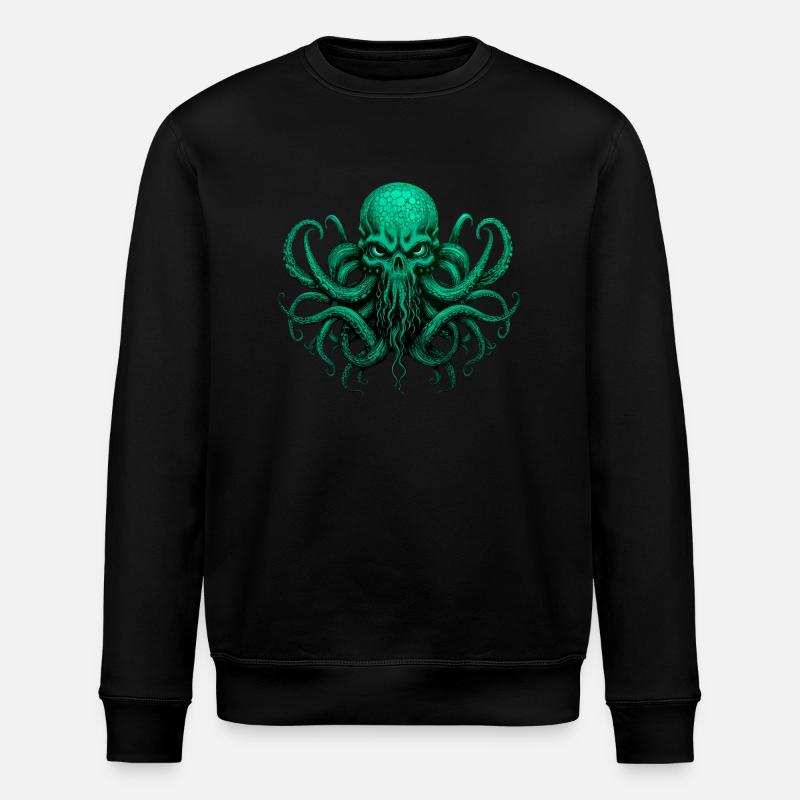 Cthulhu - Stanley/Stella Unisex Bio-Sweatshirt ROLLER - Schwarz