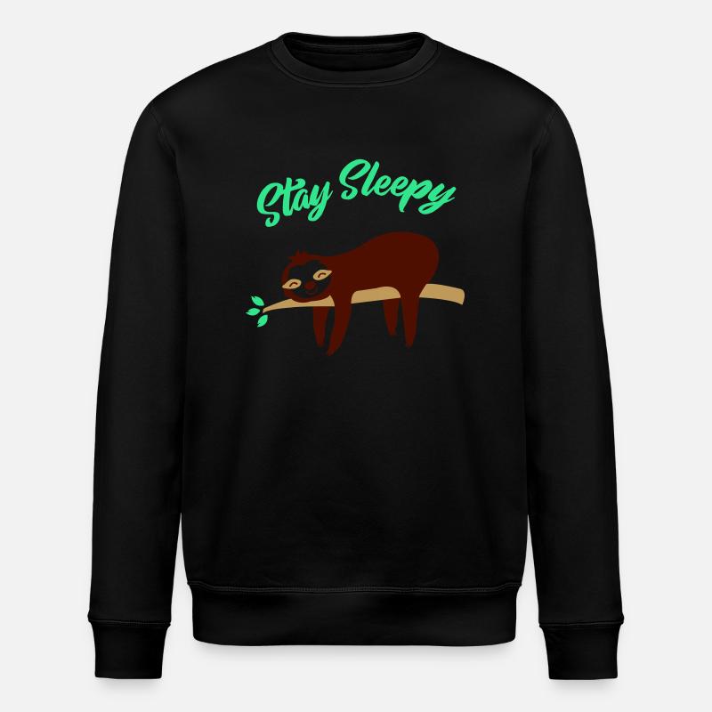 Paresseux Rester Somnolent 01 - Sweat bio ROLLER Stanley/Stella Unisexe - noir