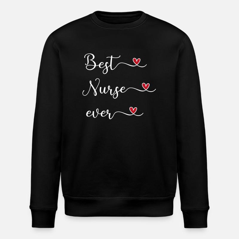 Krankenschwester - Stanley/Stella Unisex Bio-Sweatshirt ROLLER - Schwarz