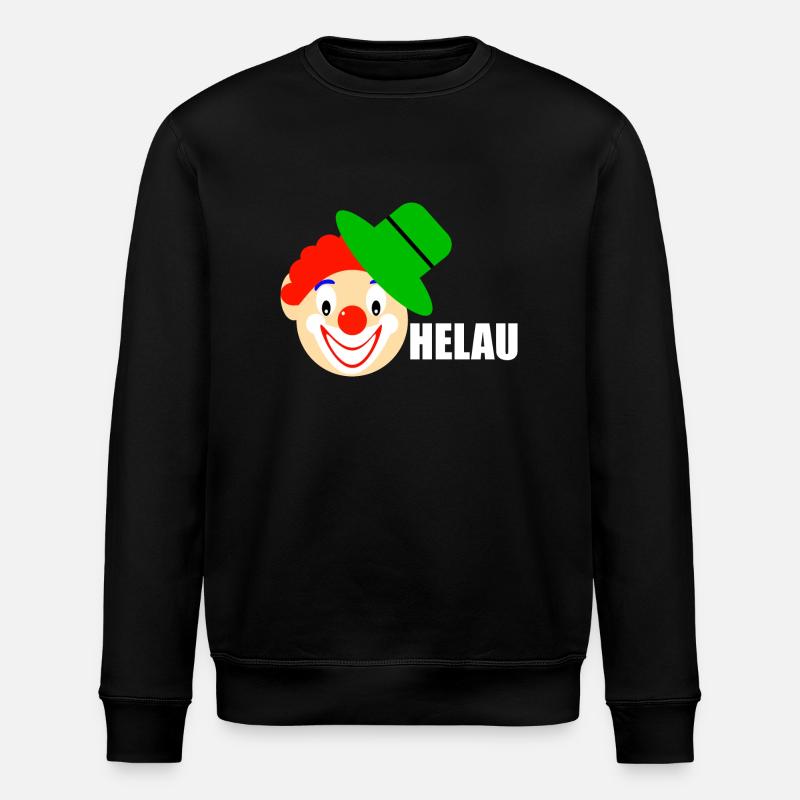 Clown dit helau - Sweat bio ROLLER Stanley/Stella Unisexe - noir