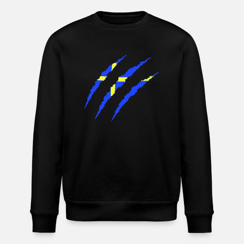 krallen sweden - Stanley/Stella Unisex Bio-Sweatshirt ROLLER - Schwarz