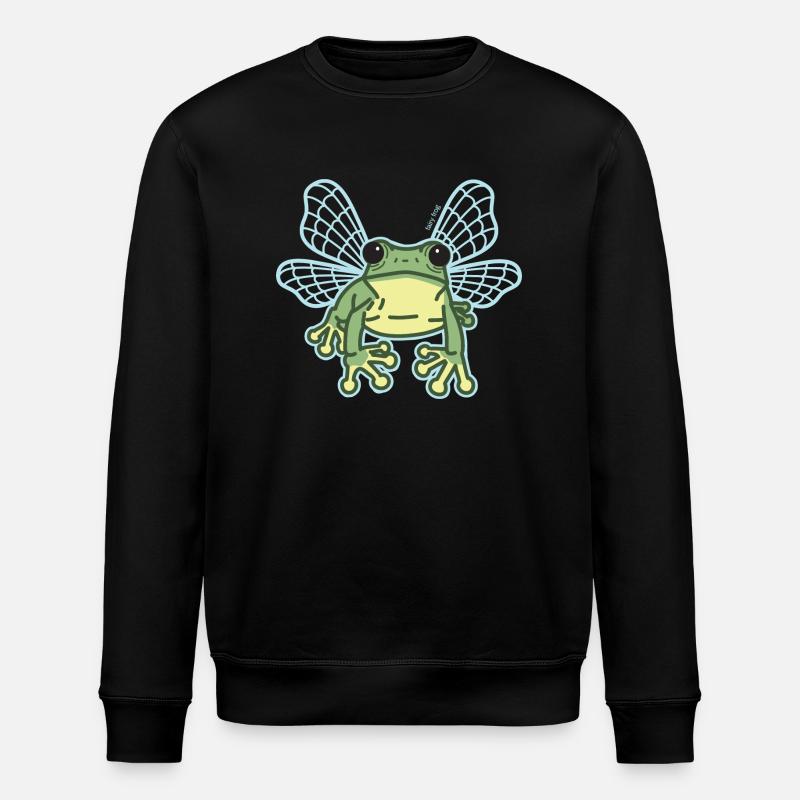Feen-Frosch - Stanley/Stella Unisex Bio-Sweatshirt ROLLER - Schwarz