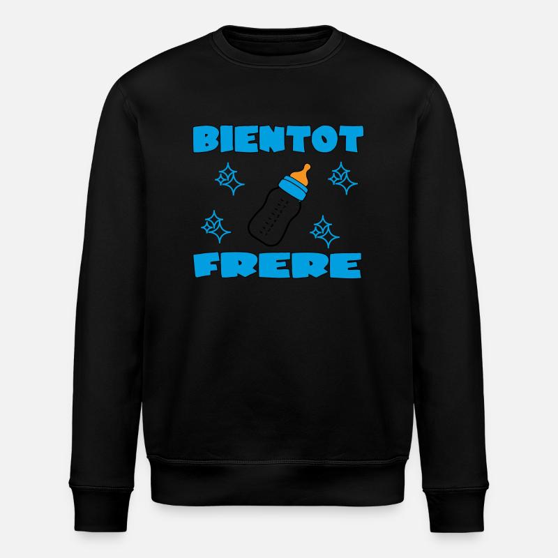 BIENTOT FRERE - Sweat bio ROLLER Stanley/Stella Unisexe - noir