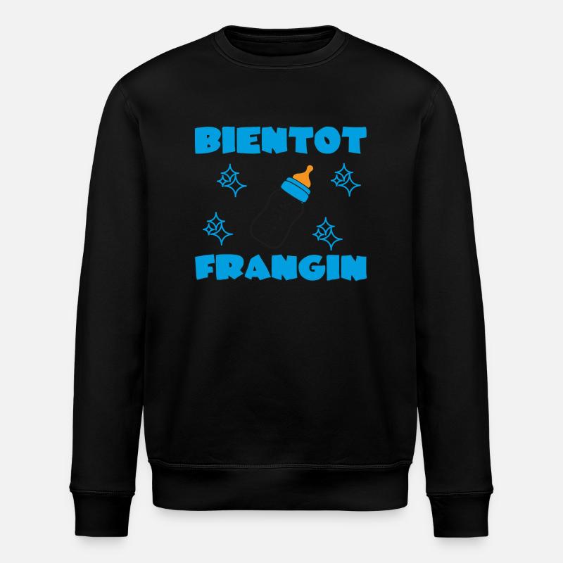 BIENTOT FRANGIN - Sweat bio ROLLER Stanley/Stella Unisexe - noir