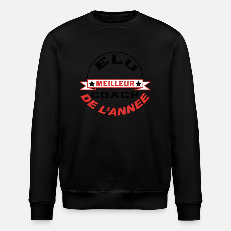 Elu meilleur COACH de l'année - Sweat bio ROLLER Stanley/Stella Unisexe - noir