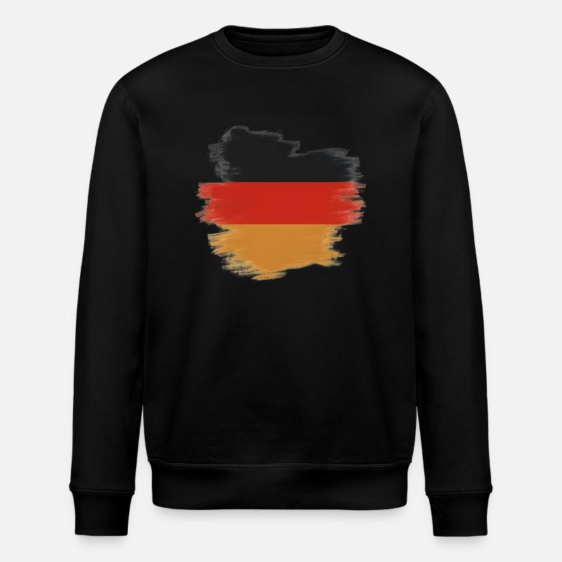 Germany Flag Germany - Stanley/Stella ROLLER Unisex Organic Sweatshirt - black