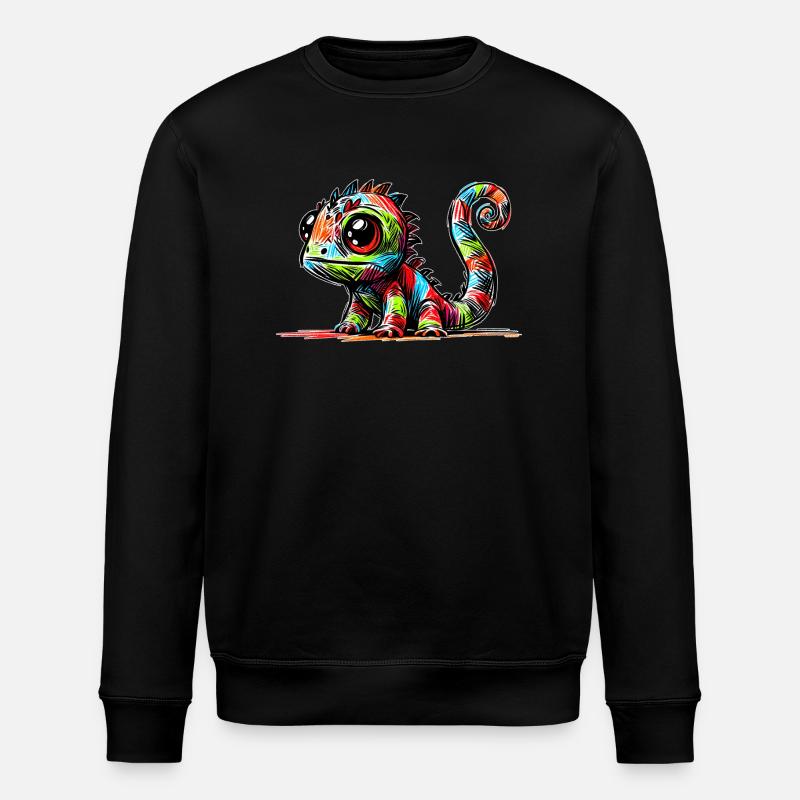 Caméléon - Sweat bio ROLLER Stanley/Stella Unisexe - noir