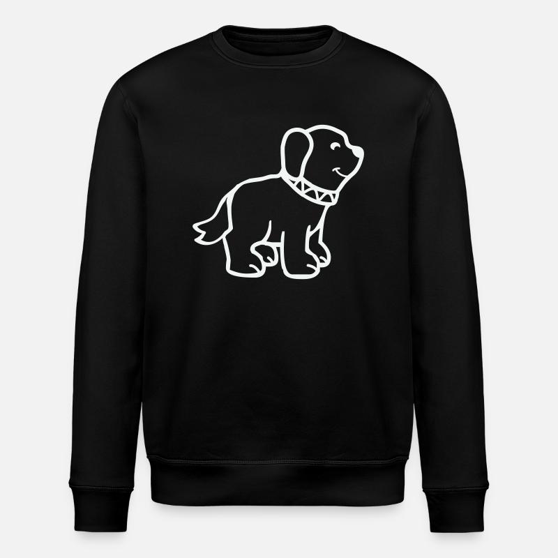 dog - Stanley/Stella Unisex Bio-Sweatshirt ROLLER - Schwarz