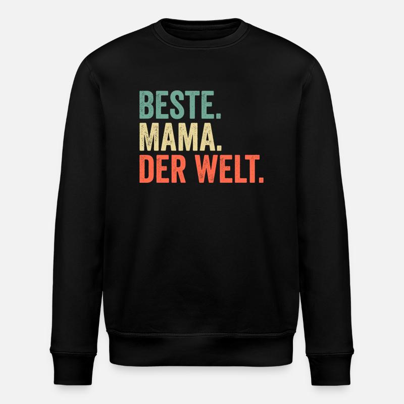 Meilleure maman du monde - Sweat bio ROLLER Stanley/Stella Unisexe - noir