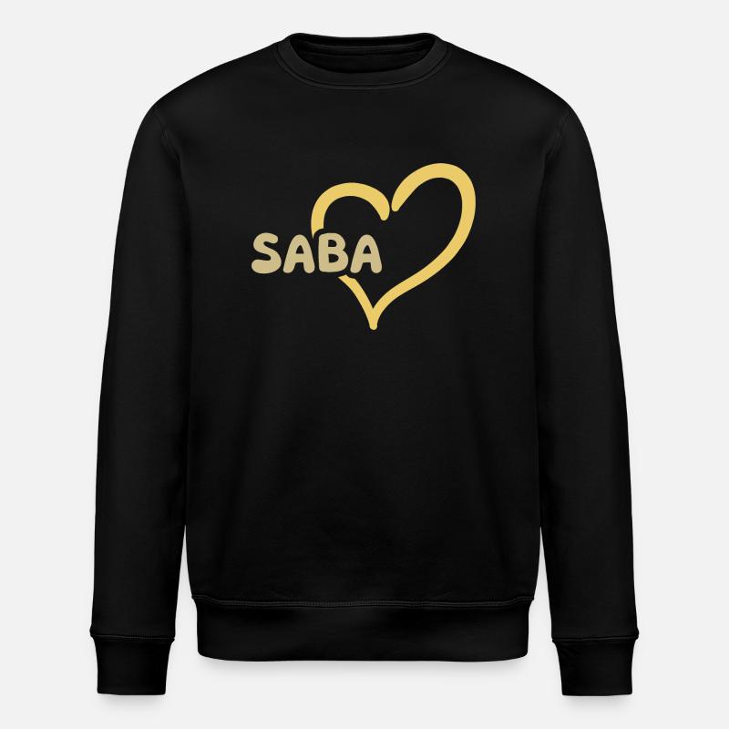 Gift for Saba - Stanley/Stella ROLLER Unisex Organic Sweatshirt - black
