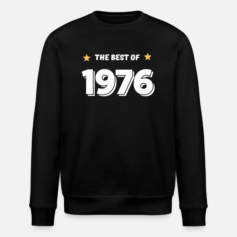 Das Beste von 1976 - Stanley/Stella Unisex Bio-Sweatshirt ROLLER - Schwarz