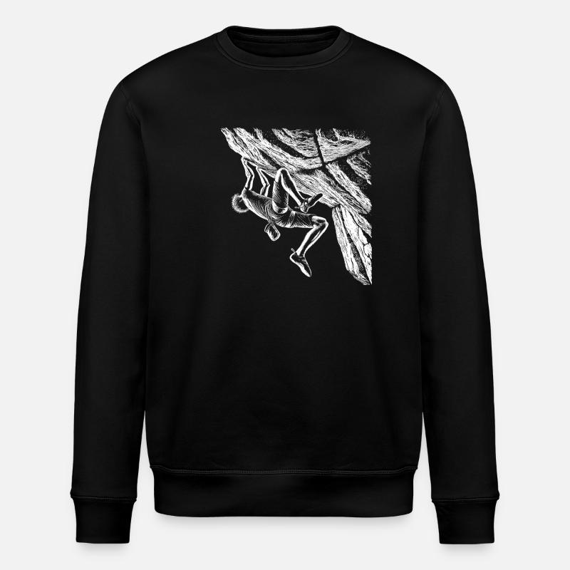 Climb - Stanley/Stella ROLLER Unisex Organic Sweatshirt - black