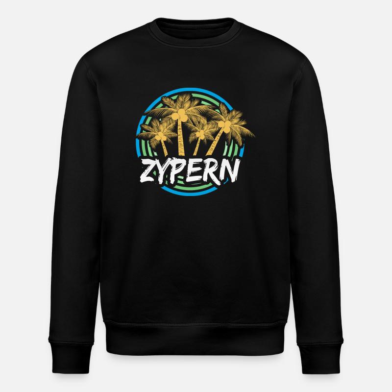 Chypre comme vacances - Sweat bio ROLLER Stanley/Stella Unisexe - noir