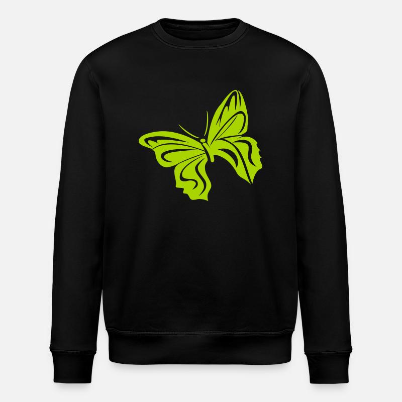 papillon - Sweat bio ROLLER Stanley/Stella Unisexe - noir