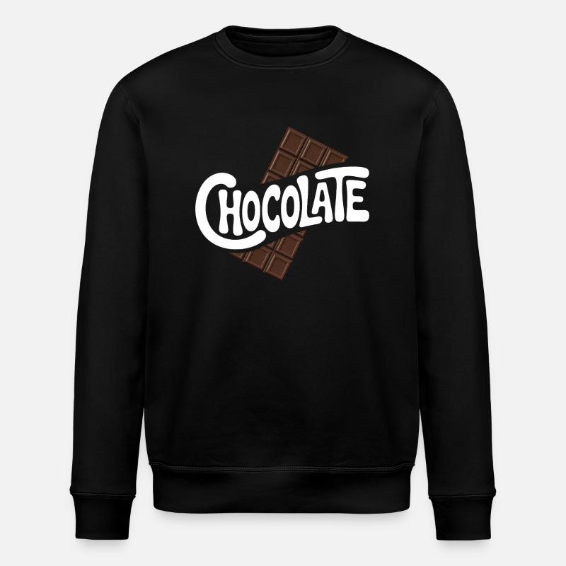 Chocolat - Cool Sweets Logo - Sweat bio ROLLER Stanley/Stella Unisexe - noir