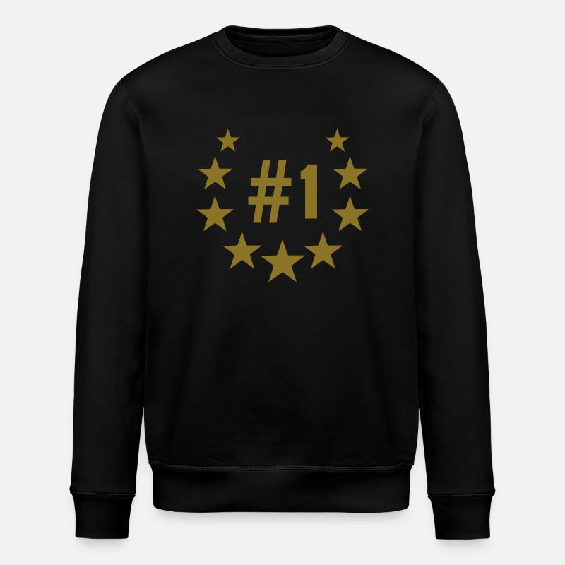 no # 1 #1 deluxe - Sweat bio ROLLER Stanley/Stella Unisexe - noir