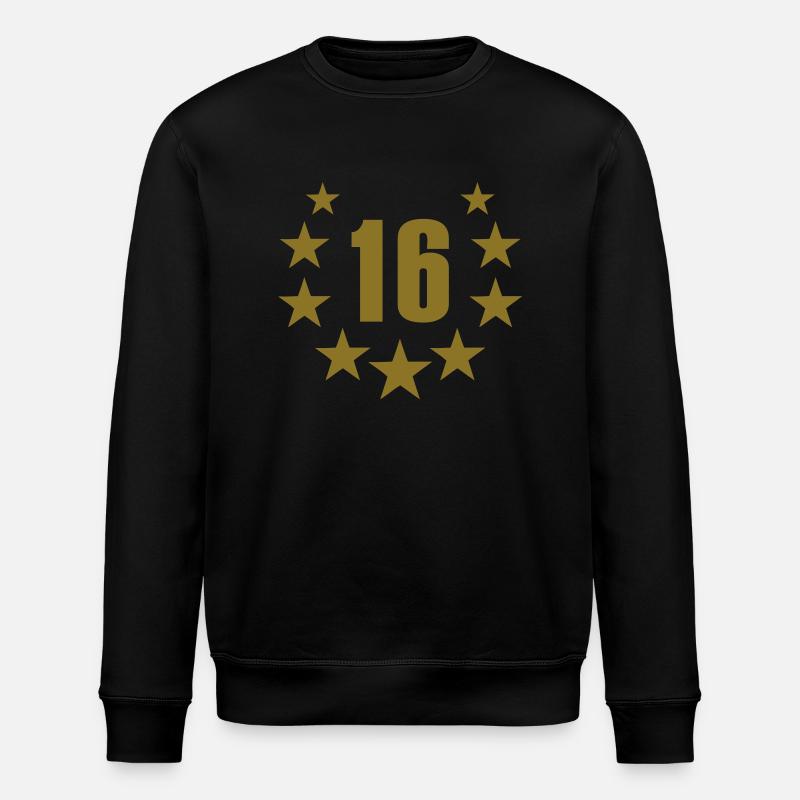 16 deluxe - Stanley/Stella Unisex Bio-Sweatshirt ROLLER - Schwarz