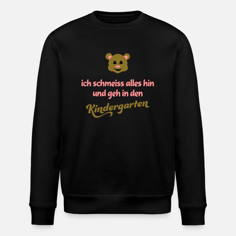 kindergarten - Stanley/Stella Unisex Bio-Sweatshirt ROLLER - Schwarz