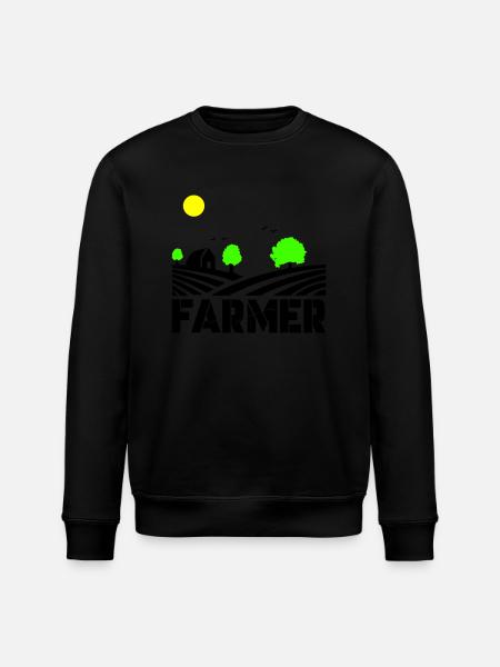 farmer - Stanley/Stella Unisex Bio-Sweatshirt ROLLER - Schwarz
