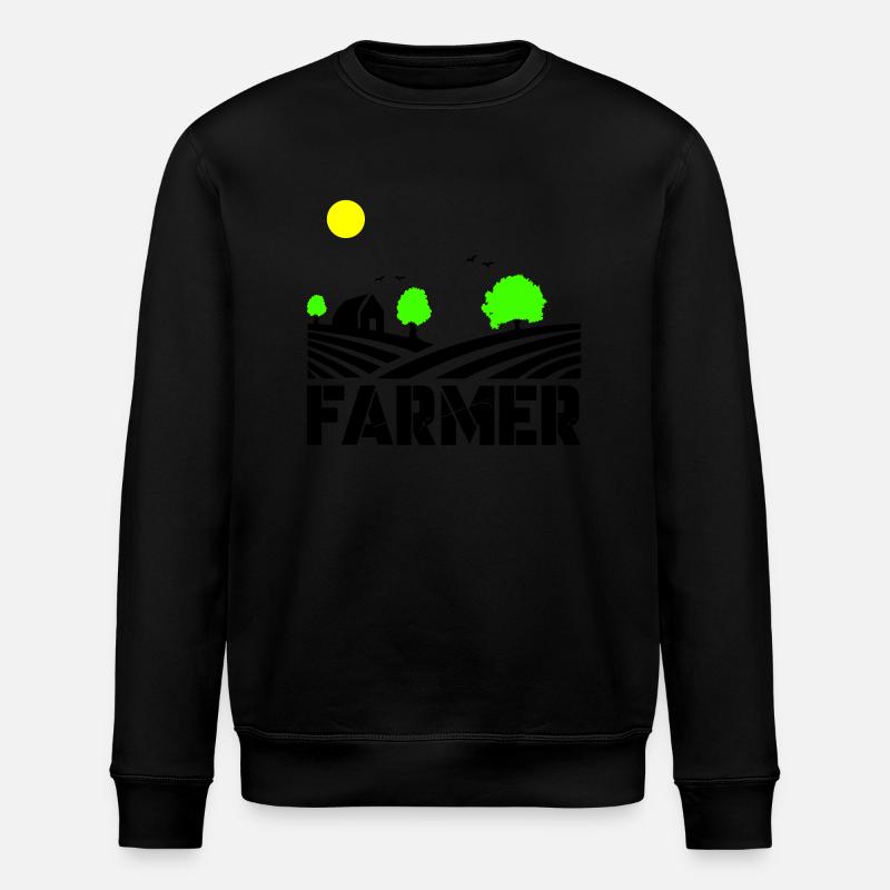 farmer - Stanley/Stella Unisex Bio-Sweatshirt ROLLER - Schwarz