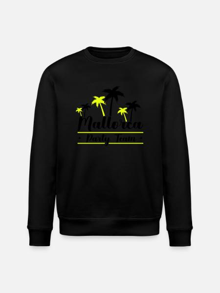 Mallorca Party Team - Stanley/Stella ROLLER Unisex Organic Sweatshirt - black