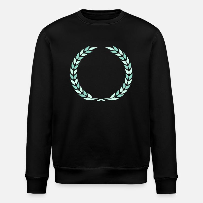 lorbeerkranz kranz - Stanley/Stella Unisex Bio-Sweatshirt ROLLER - Schwarz
