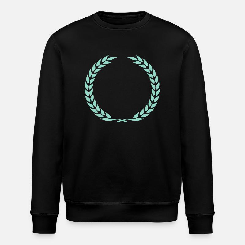 lorbeerkranz kranz - Stanley/Stella Unisex Bio-Sweatshirt ROLLER - Schwarz