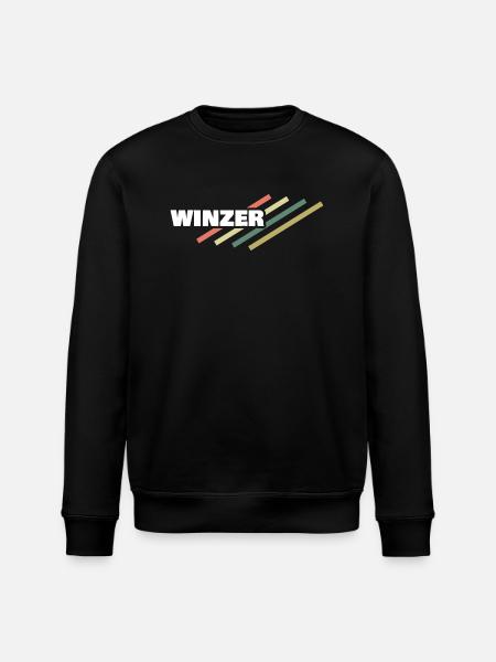 Arbeitsplatz Winzer - Stanley/Stella Unisex Bio-Sweatshirt ROLLER - Schwarz