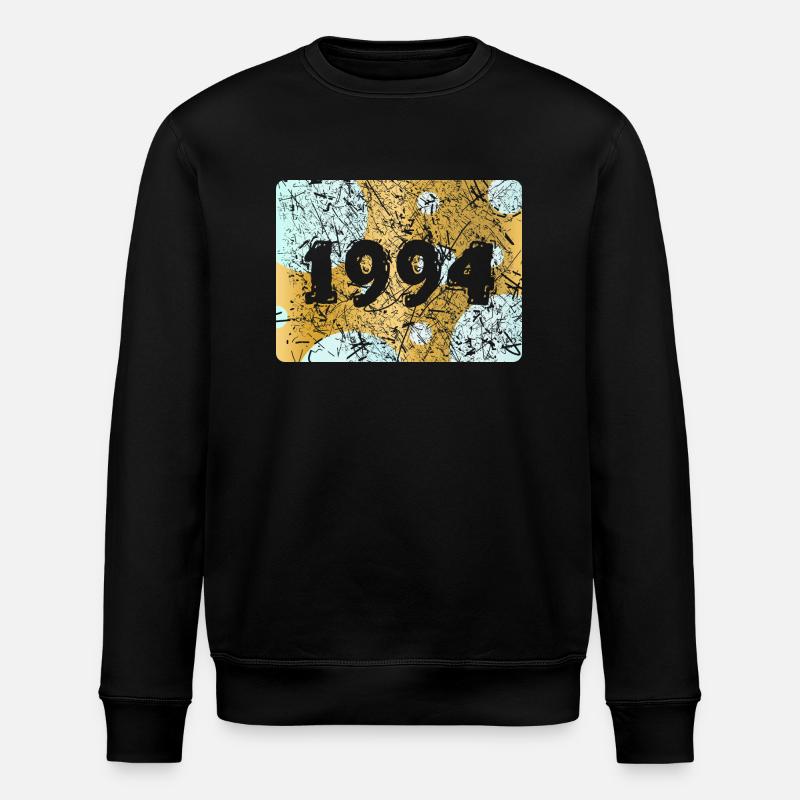 Year 1994 - Stanley/Stella ROLLER Unisex Organic Sweatshirt - black