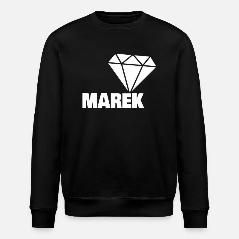 Geschenk für Marek - Stanley/Stella Unisex Bio-Sweatshirt ROLLER - Schwarz