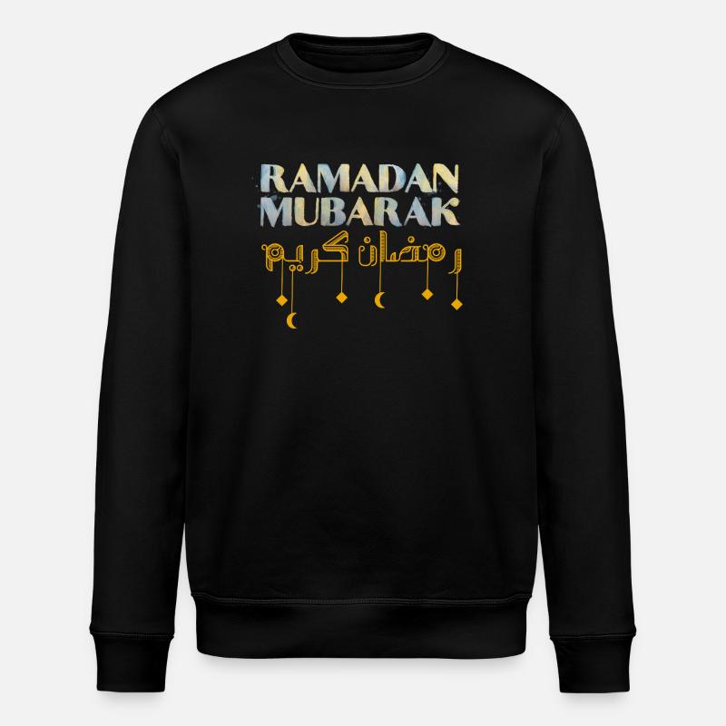 Ramadan Mubarak - Stanley/Stella ROLLER Unisex Organic Sweatshirt - black