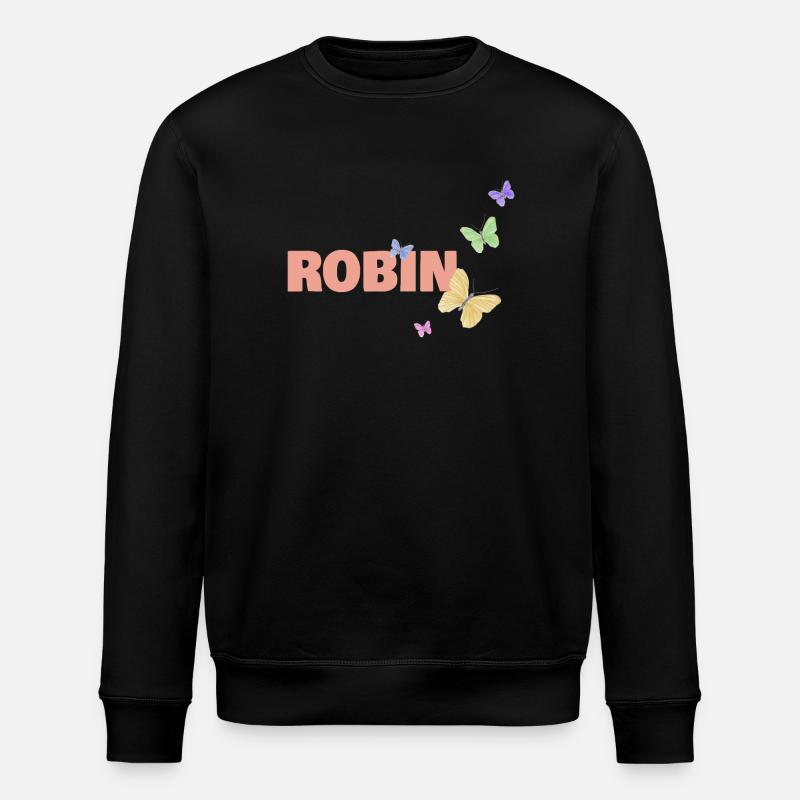 Robin Robin - Stanley/Stella Unisex Bio-Sweatshirt ROLLER - Schwarz