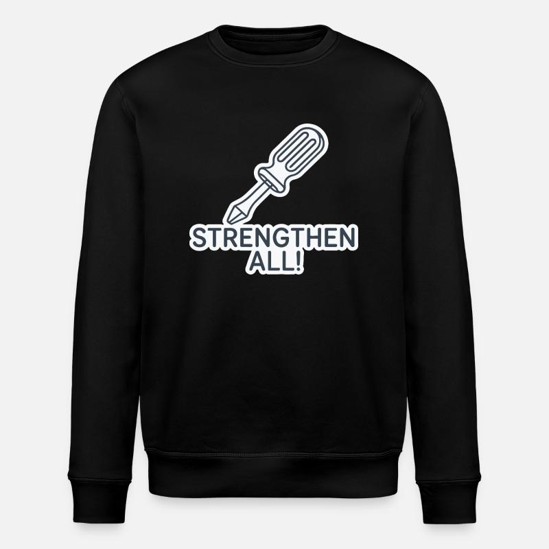 RENFORCEZ TOUT - Sweat bio ROLLER Stanley/Stella Unisexe - noir