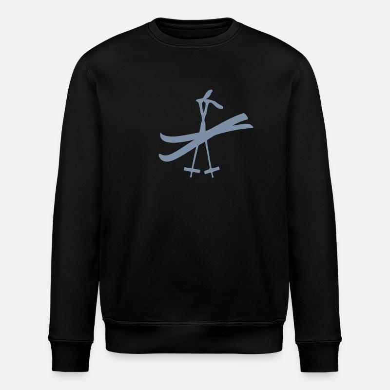 Ski - Stanley/Stella Unisex Bio-Sweatshirt ROLLER - Schwarz