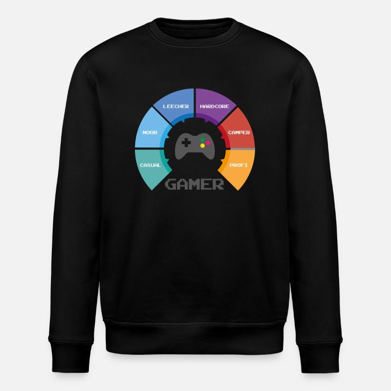 game wheel - Stanley/Stella Unisex Bio-Sweatshirt ROLLER - Schwarz