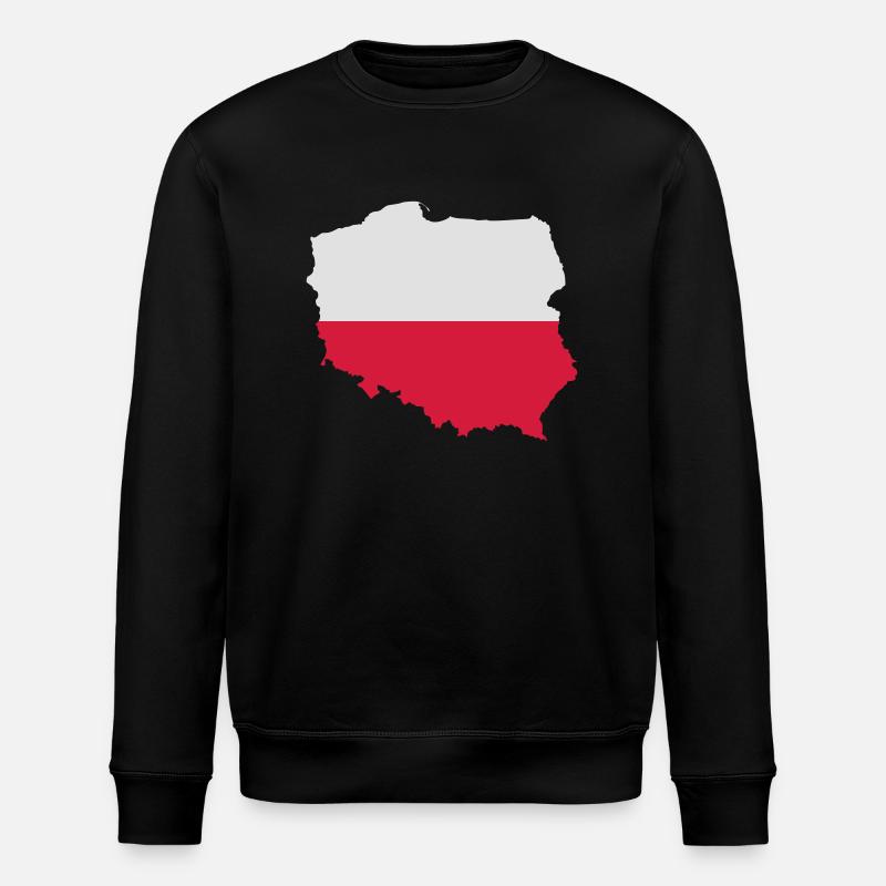 Pologne - Sweat bio ROLLER Stanley/Stella Unisexe - noir