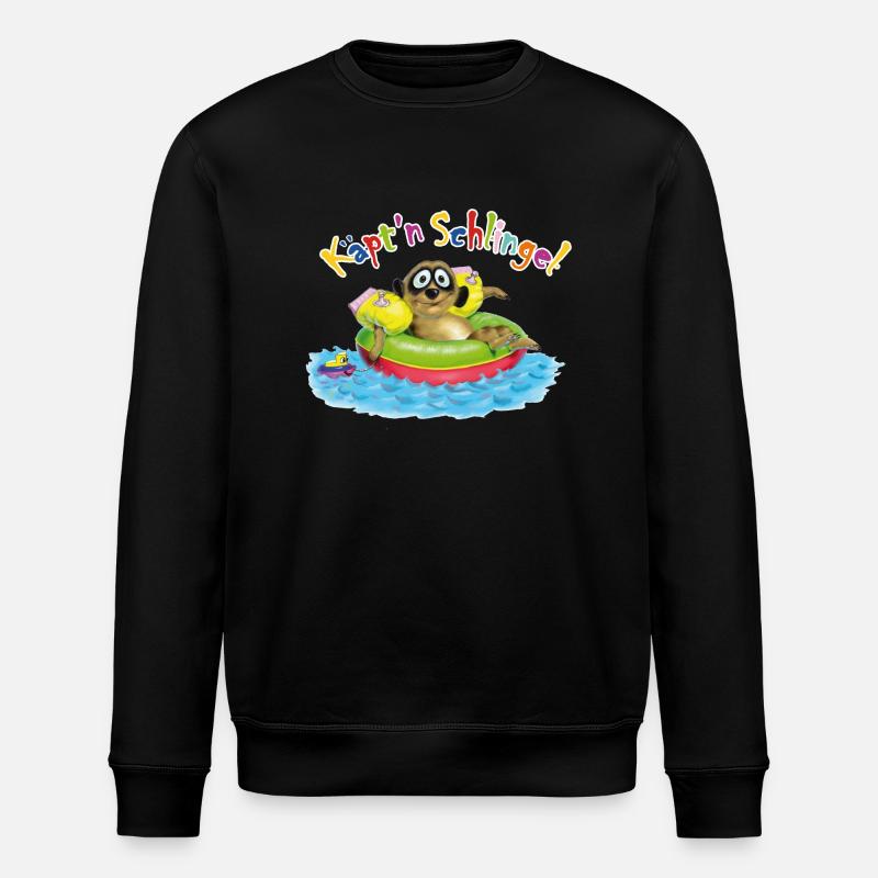 Capitaine coquin - Sweat bio ROLLER Stanley/Stella Unisexe - noir