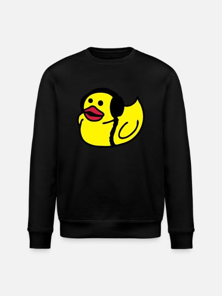 duck - Stanley/Stella ROLLER Unisex Organic Sweatshirt - black