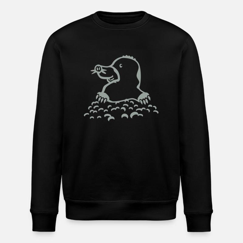 mole - Stanley/Stella ROLLER Unisex Organic Sweatshirt - black