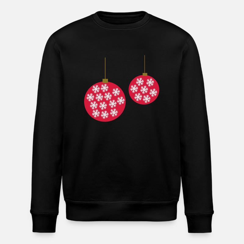 Weihnachtskugel - Sweat bio ROLLER Stanley/Stella Unisexe - noir