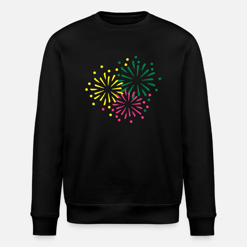 Feu d'artifice - Sweat bio ROLLER Stanley/Stella Unisexe - noir