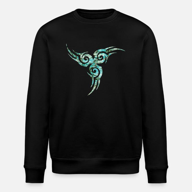 Celtic symbol 17 e 247 - Stanley/Stella ROLLER Unisex Organic Sweatshirt - black