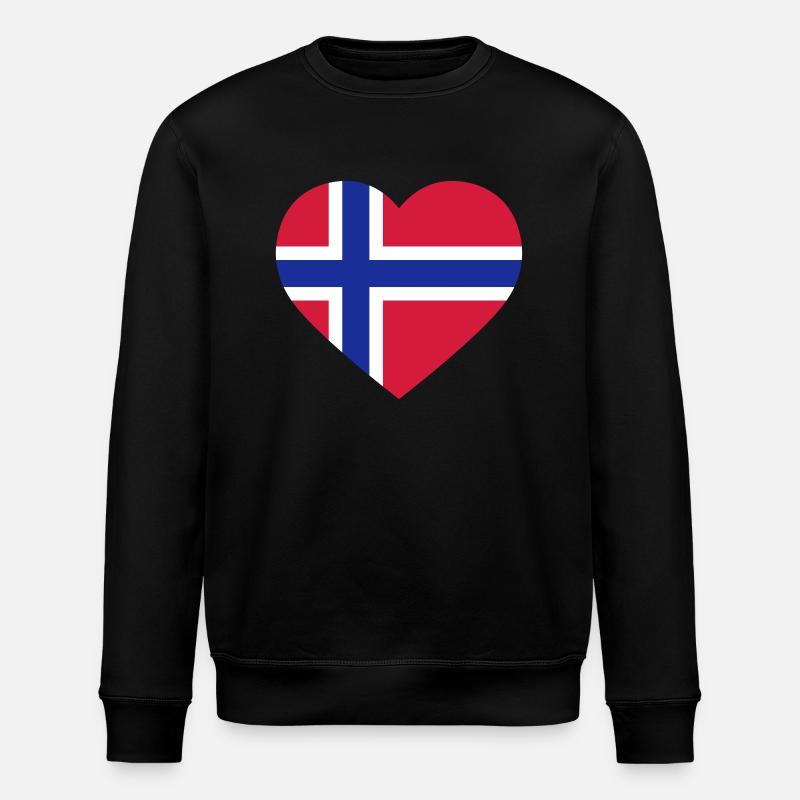 Coeur de Norvège - Sweat bio ROLLER Stanley/Stella Unisexe - noir