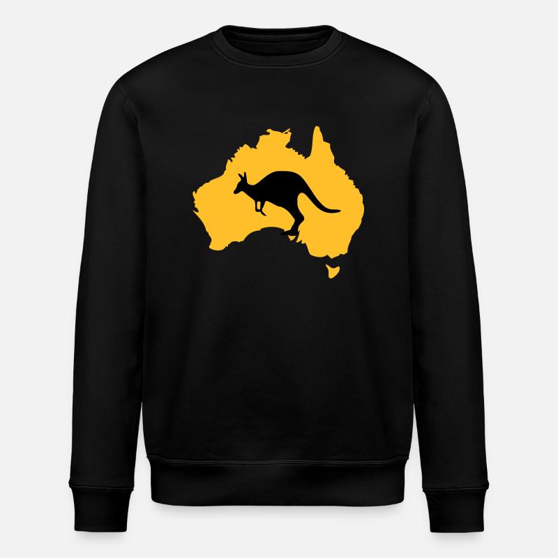 Australien - Stanley/Stella Unisex Bio-Sweatshirt ROLLER - Schwarz