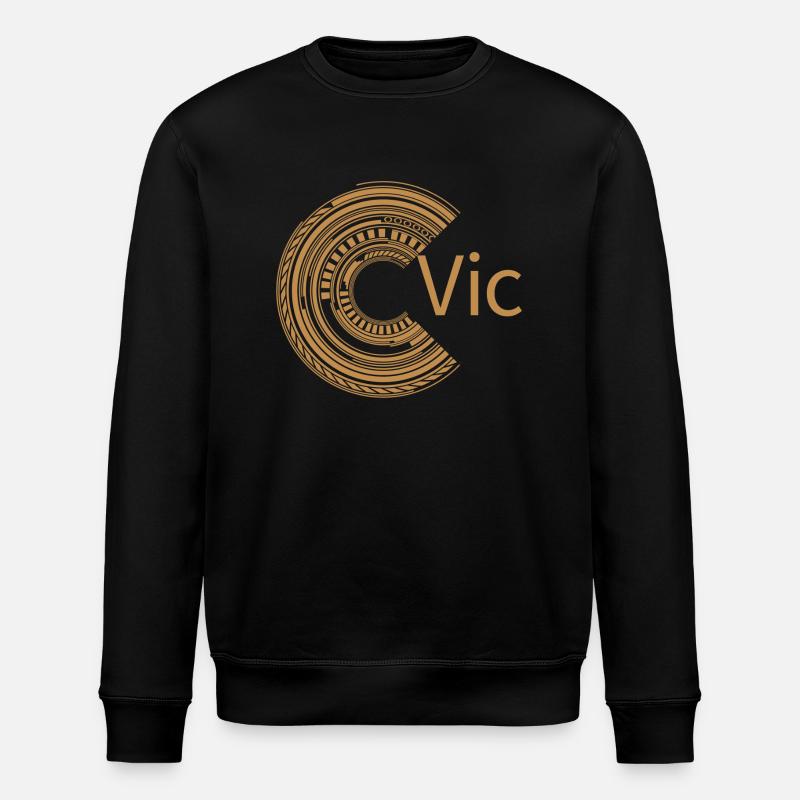 Für Vic - Stanley/Stella Unisex Bio-Sweatshirt ROLLER - Schwarz