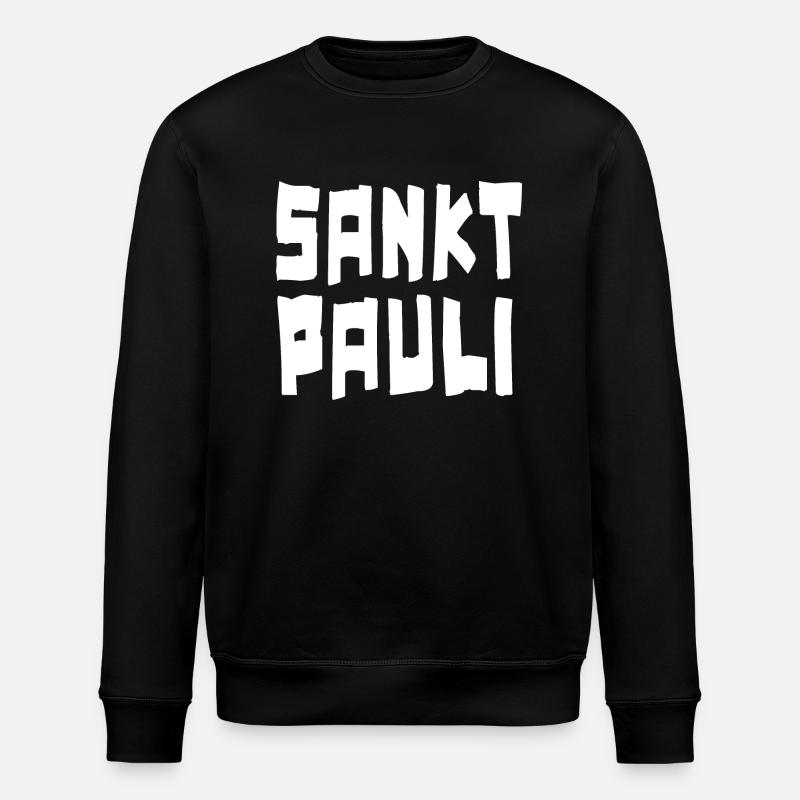 SANKT PAULI - Stanley/Stella Unisex Bio-Sweatshirt ROLLER - Schwarz