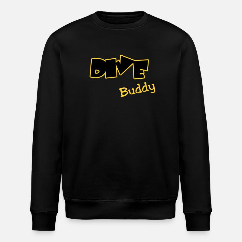 Tauchen Dive Buddy - Stanley/Stella Unisex Bio-Sweatshirt ROLLER - Schwarz